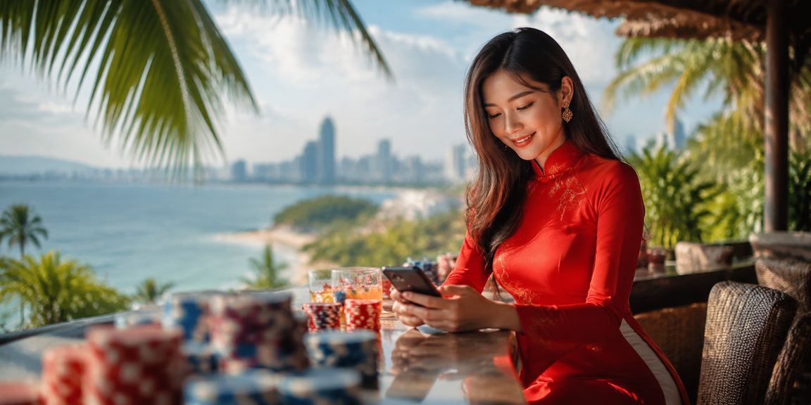 Người chơi VIP đang sử dụng ứng dụng 10b với trải nghiệm cao cấp